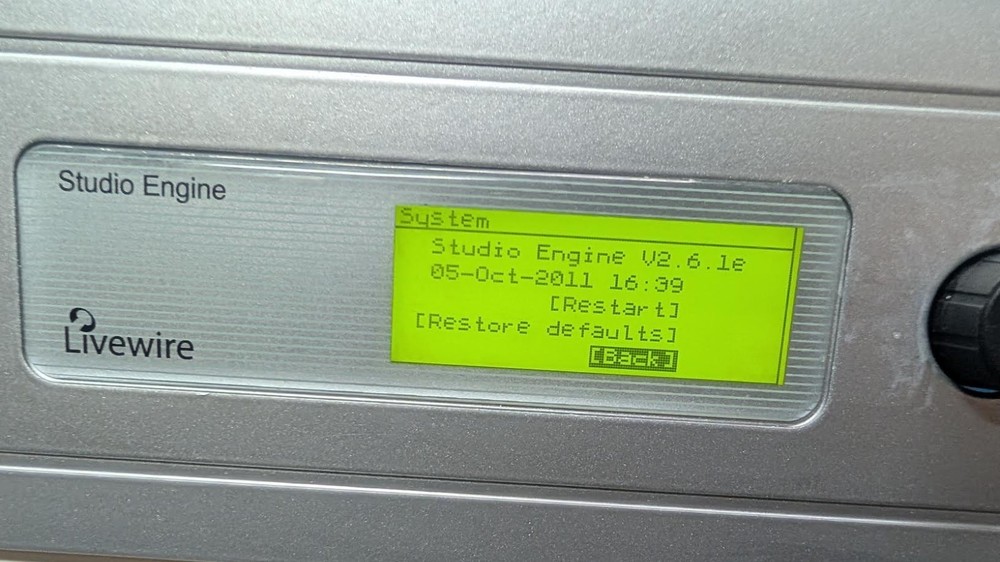 Telos Axia Systems Livewire Studio Engine