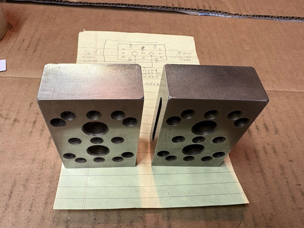 Toolmaker Produced Machine Tool Mounting Blocks