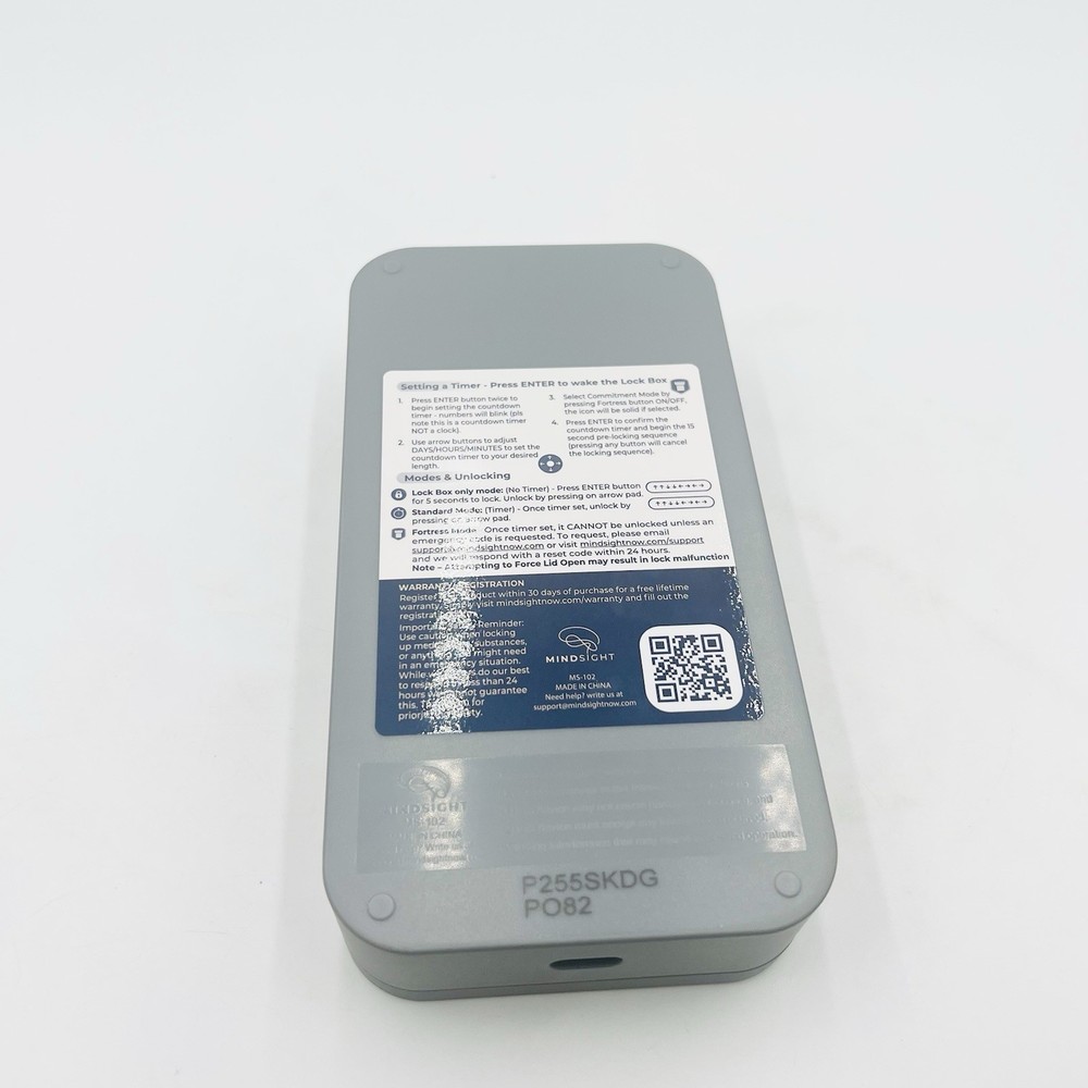 Mindsight Personal Timed Lock Box | Unplug from Phones & Other Distractions