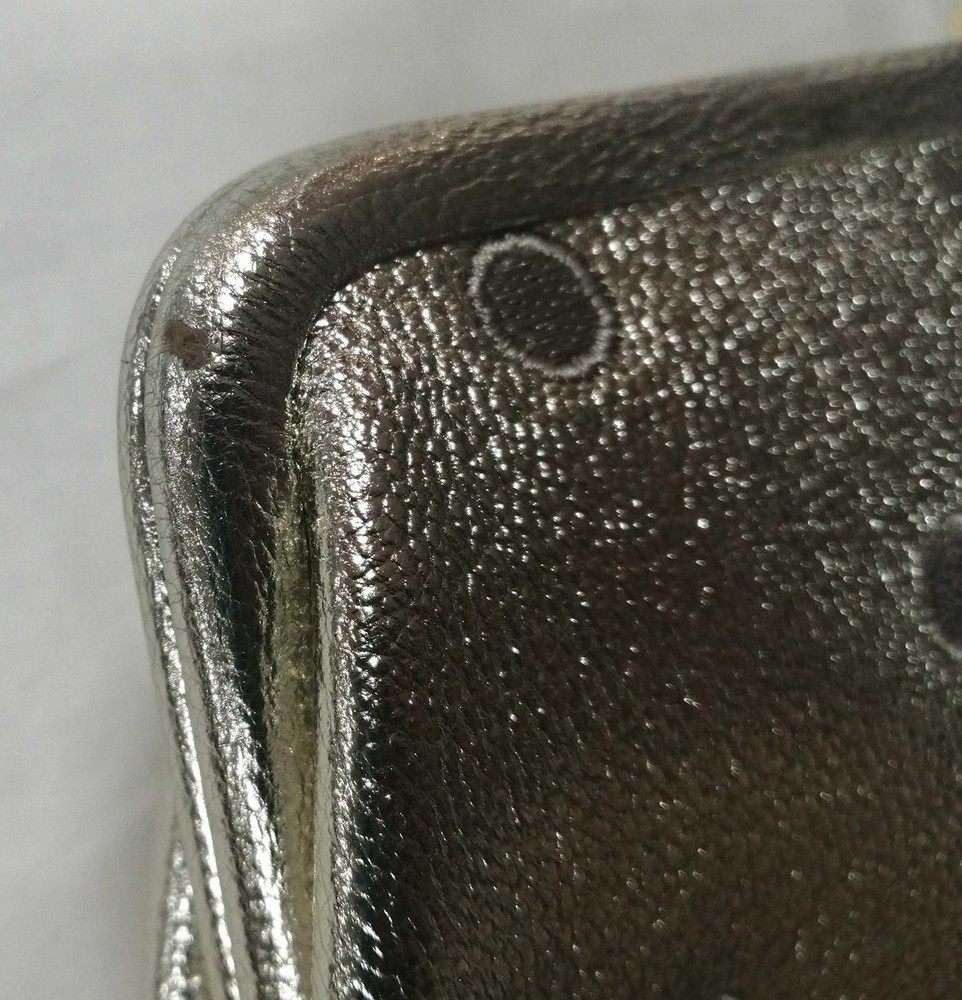 Perche Metallic Gold Clasp Wallet
