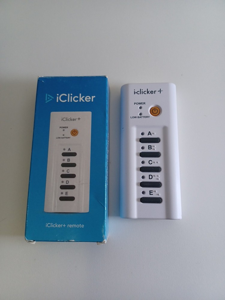 iClicker Plus + Model RLR15 Student Response Remote Control Untested