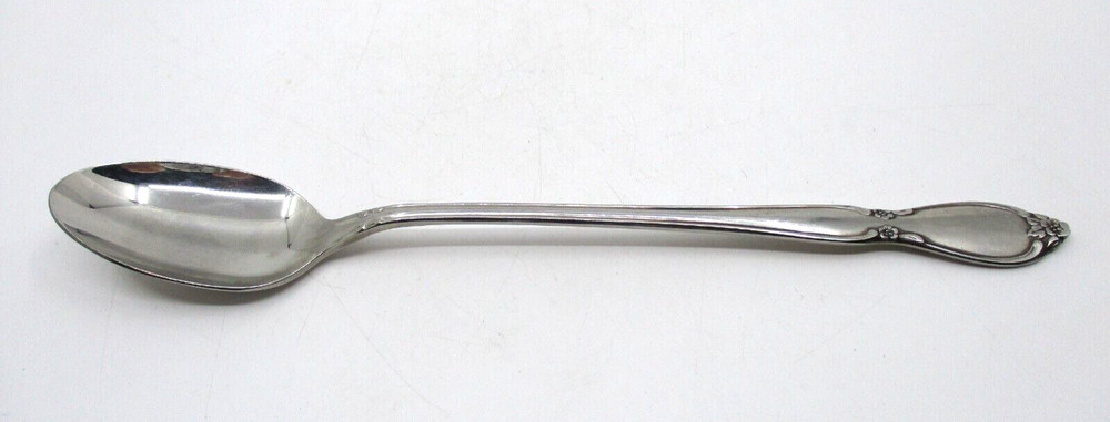 ONEIDA STAINLESS CHATELAINE ICED TEA SPOON  - 7 5/8"  02I