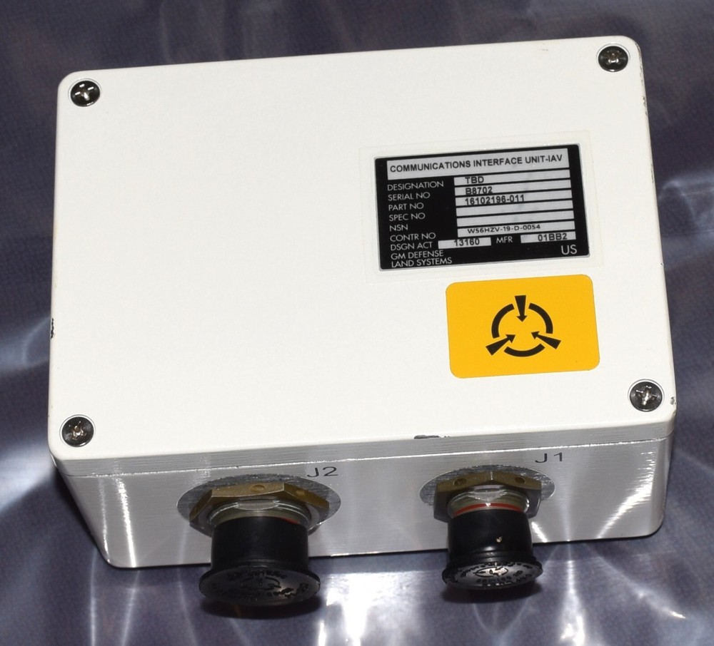 GENERAL DYNAMICS CLS IAV COMMUNICATIONS INTERFACE UNIT 16102196-011