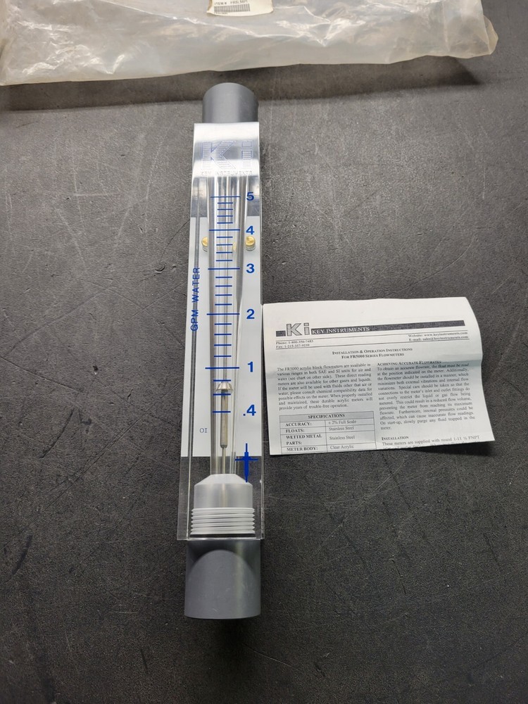 Key Instruments FR5L56PI Flowmeter.