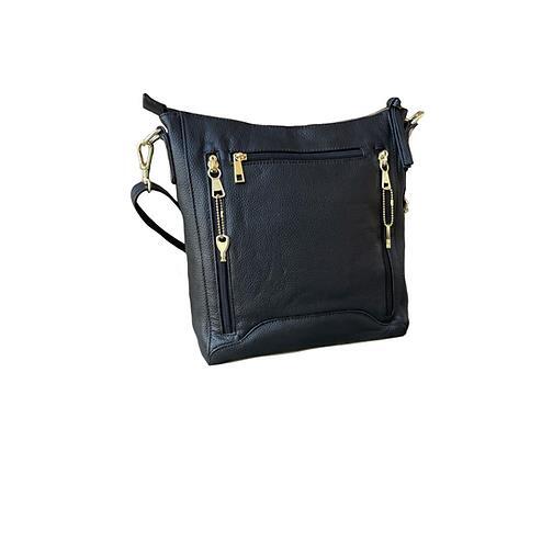 Cowhide Leather Cross Body CCW Purse