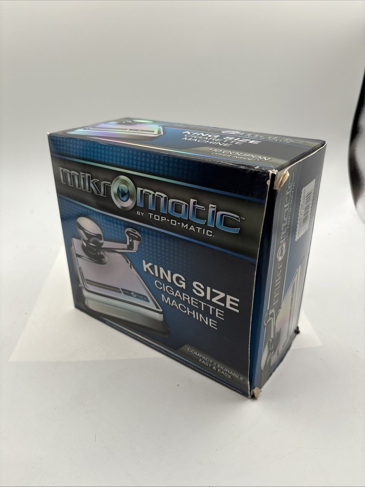 MikrOmatic TOP-O-Matic Regular Kings Cigarette Maker Making Injector Machine