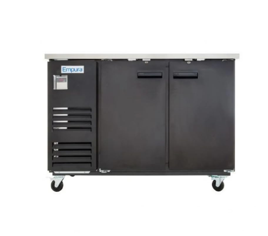 59" Back Bar Cooler Cabinet with Two-Swing Solid Doors | Commercial Refrigerator