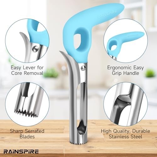 Stainless Steel Apple Corer with Handle