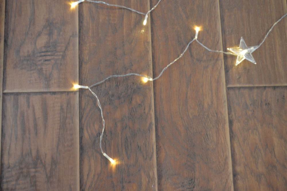 4 Strands LED Christmas Wedding String Lights,Stars,4 ft x 4 ft Window Drape