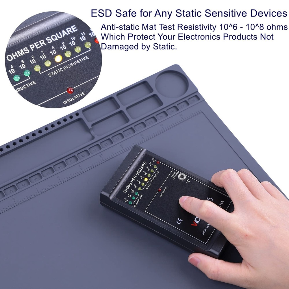 Anti Static Mat for PC Building Computer Electronics Repair Heat Resistant 93...