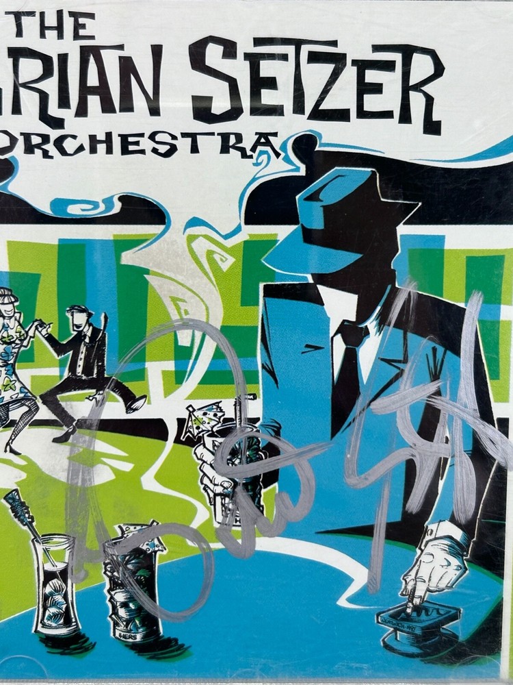 BRIAN SETZER Signed Autograph CD "The Dirty Boogie" JSA COA