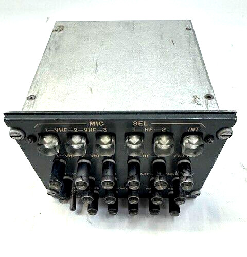 GABLES AVIATION AUDIO CONTROL PANEL MODEL G-1977