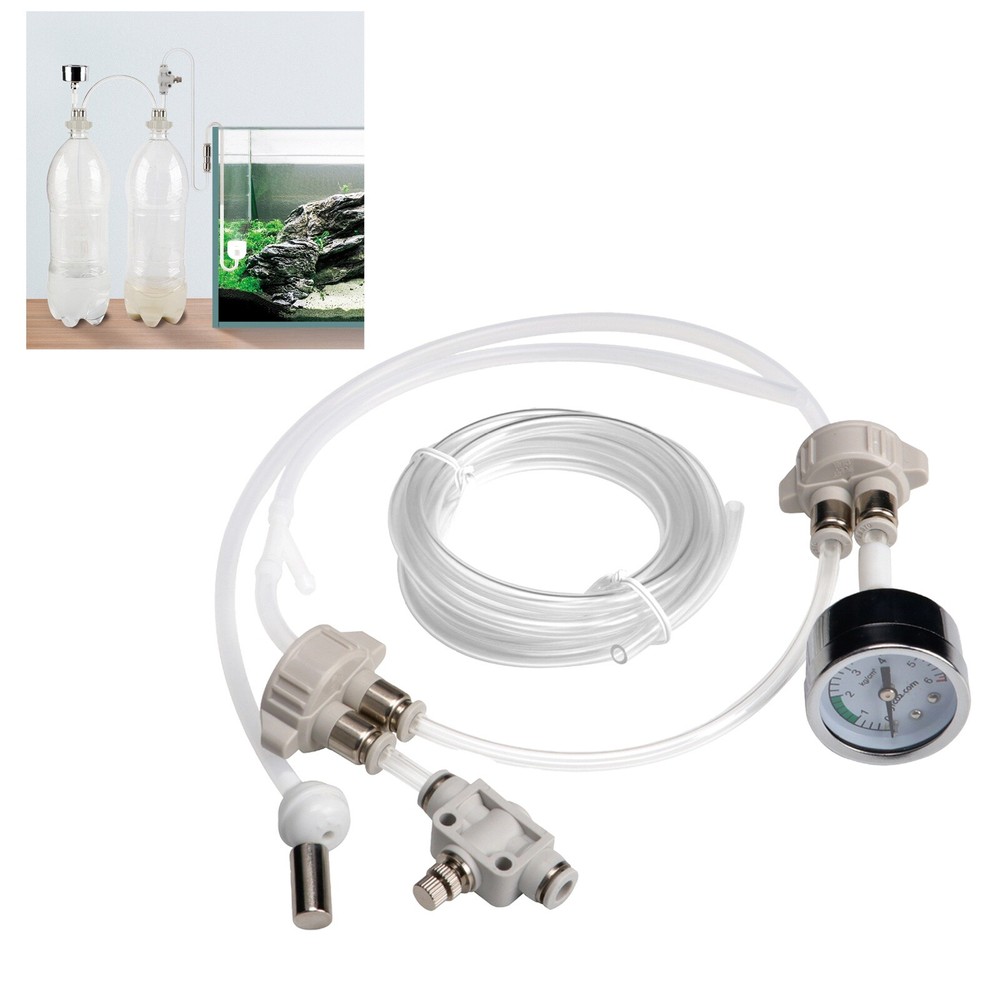 CO2 Generator System DIY Accessories Kit With Diffuser Fits Aquarium Live Plants