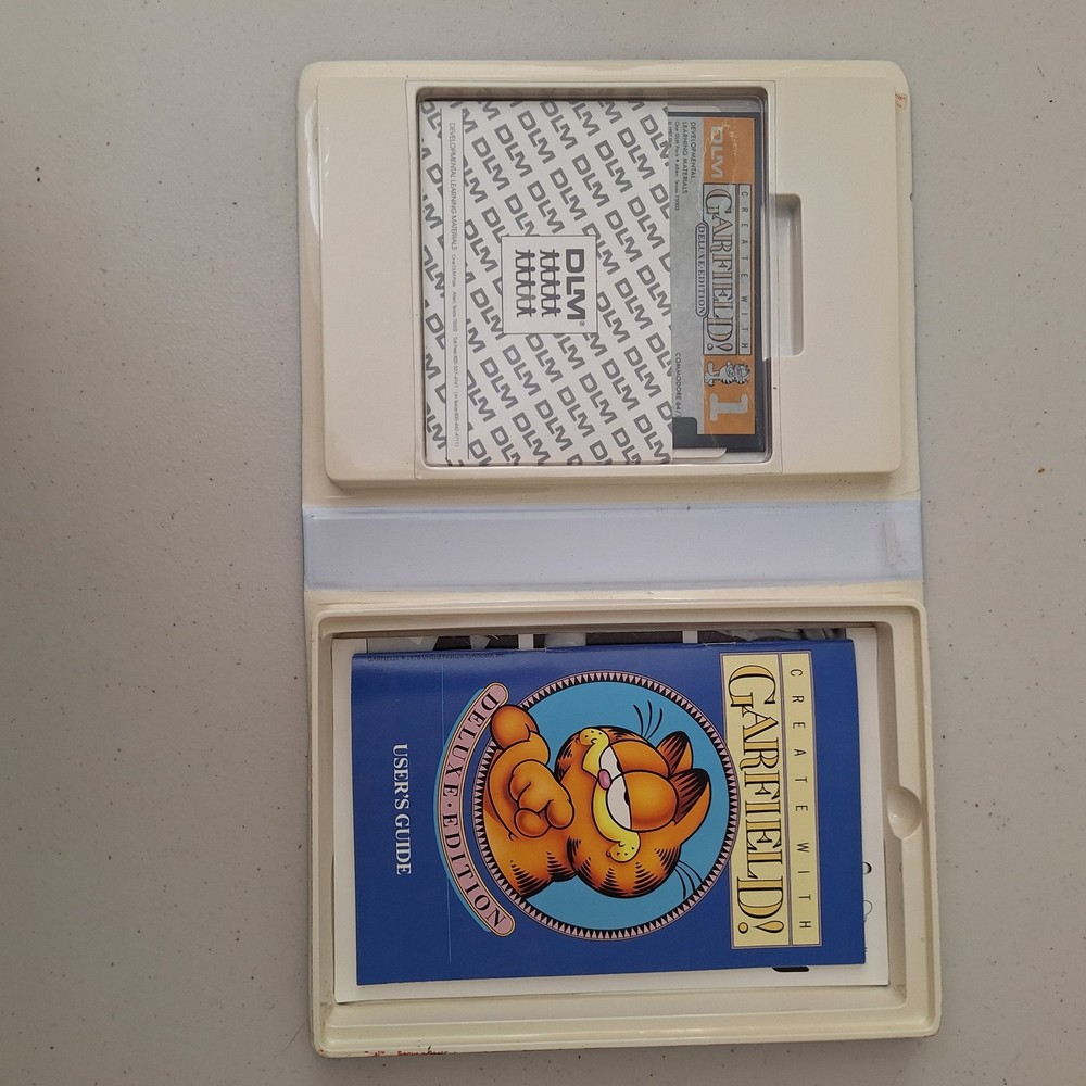 Vintage: 1987 - Create With Garfield - Deluxe Edition - Apple Computer Software