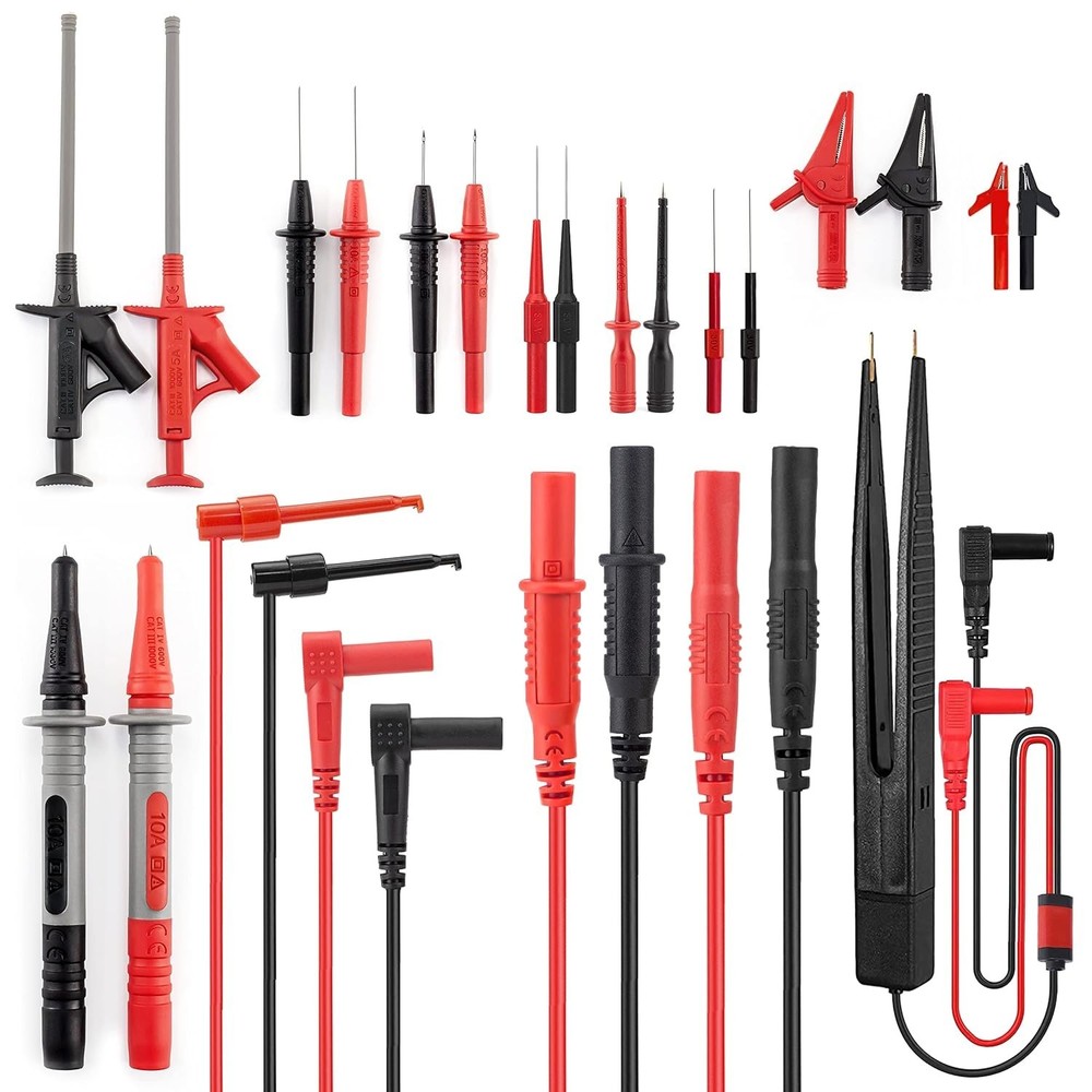 Replaceable Probes Set with Alligator Clips