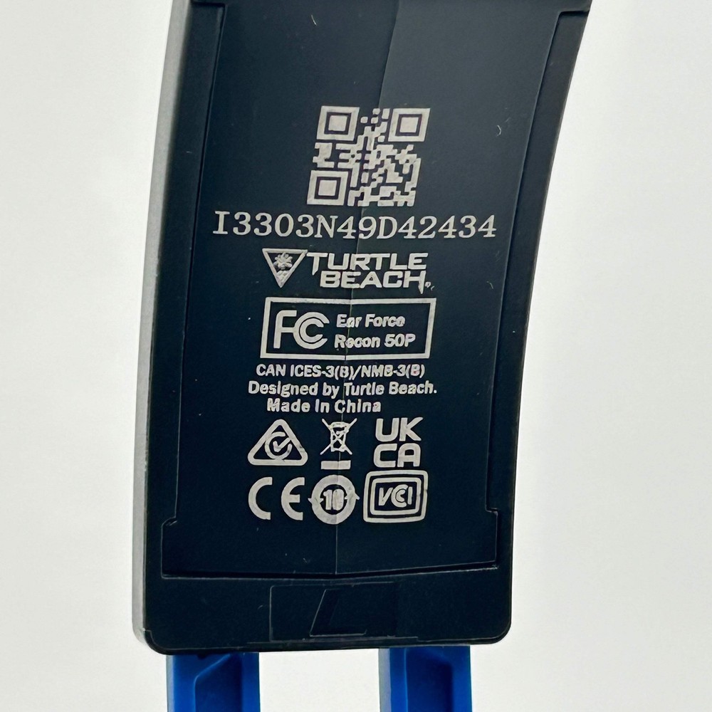 Turtle Beach Earforce Recon 50p Black Video Game Accessory Used