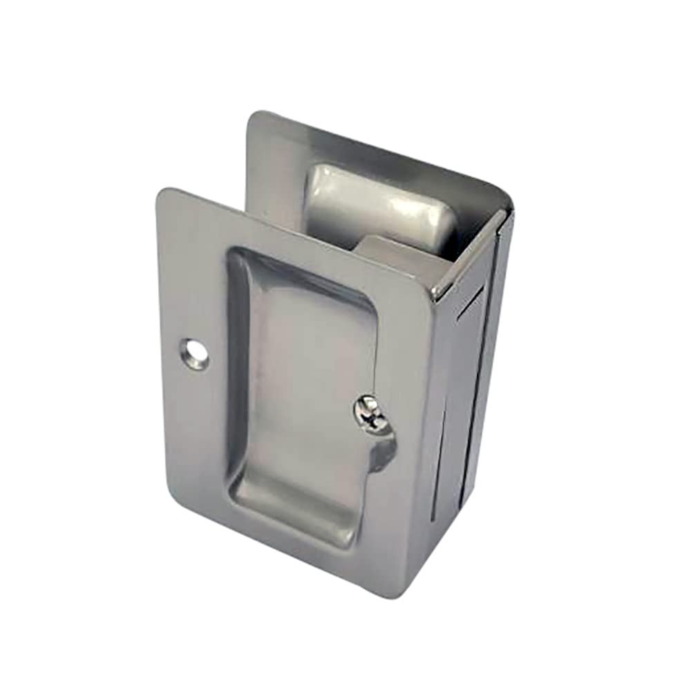 Premium Quality Solid Brass Rectangular Pocket Sliding Door Pull, Passage Fun...