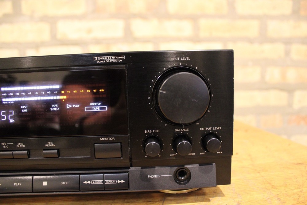Denon DRM 700 3-HEAD cassette deck ,,SERVICED,, Full-functional