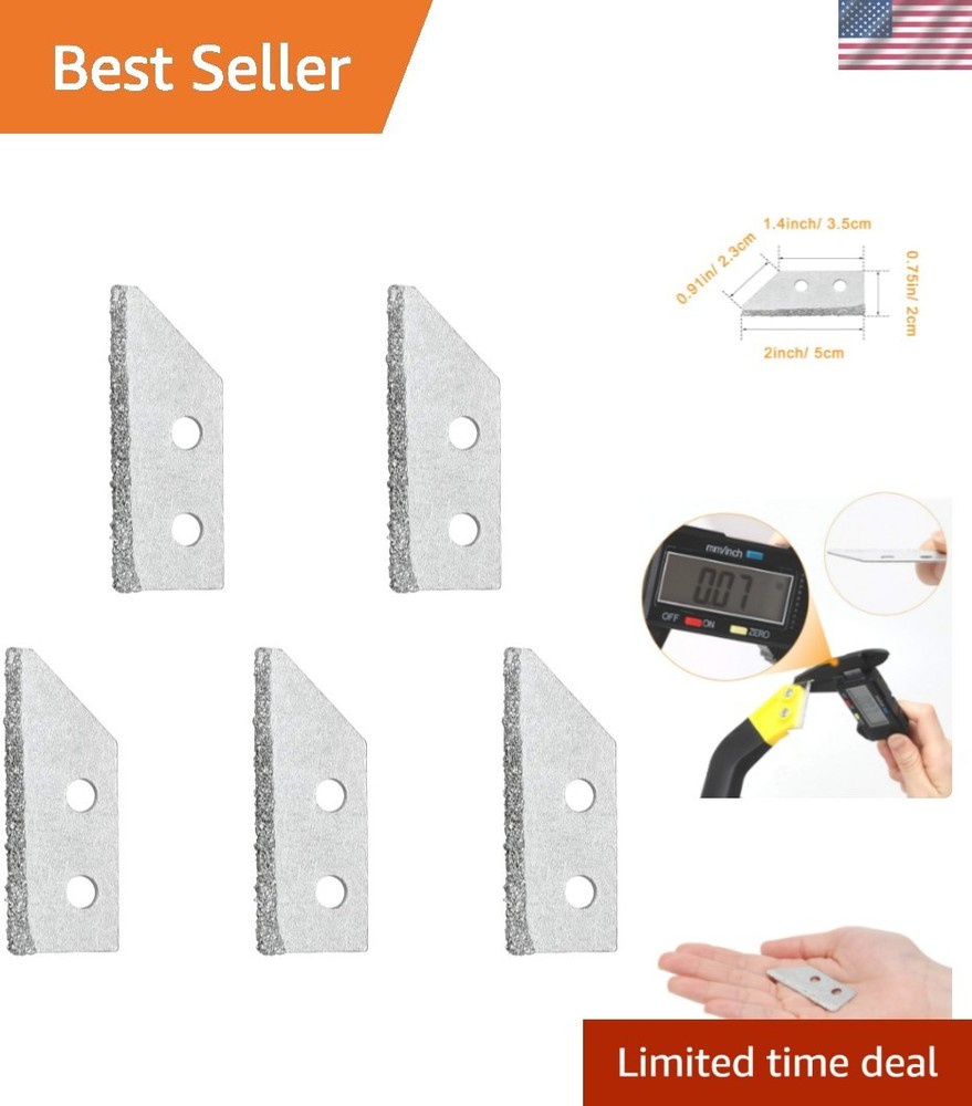 Versatile 5-Pack Replacement Blades for Tile Grout and Flooring Projects