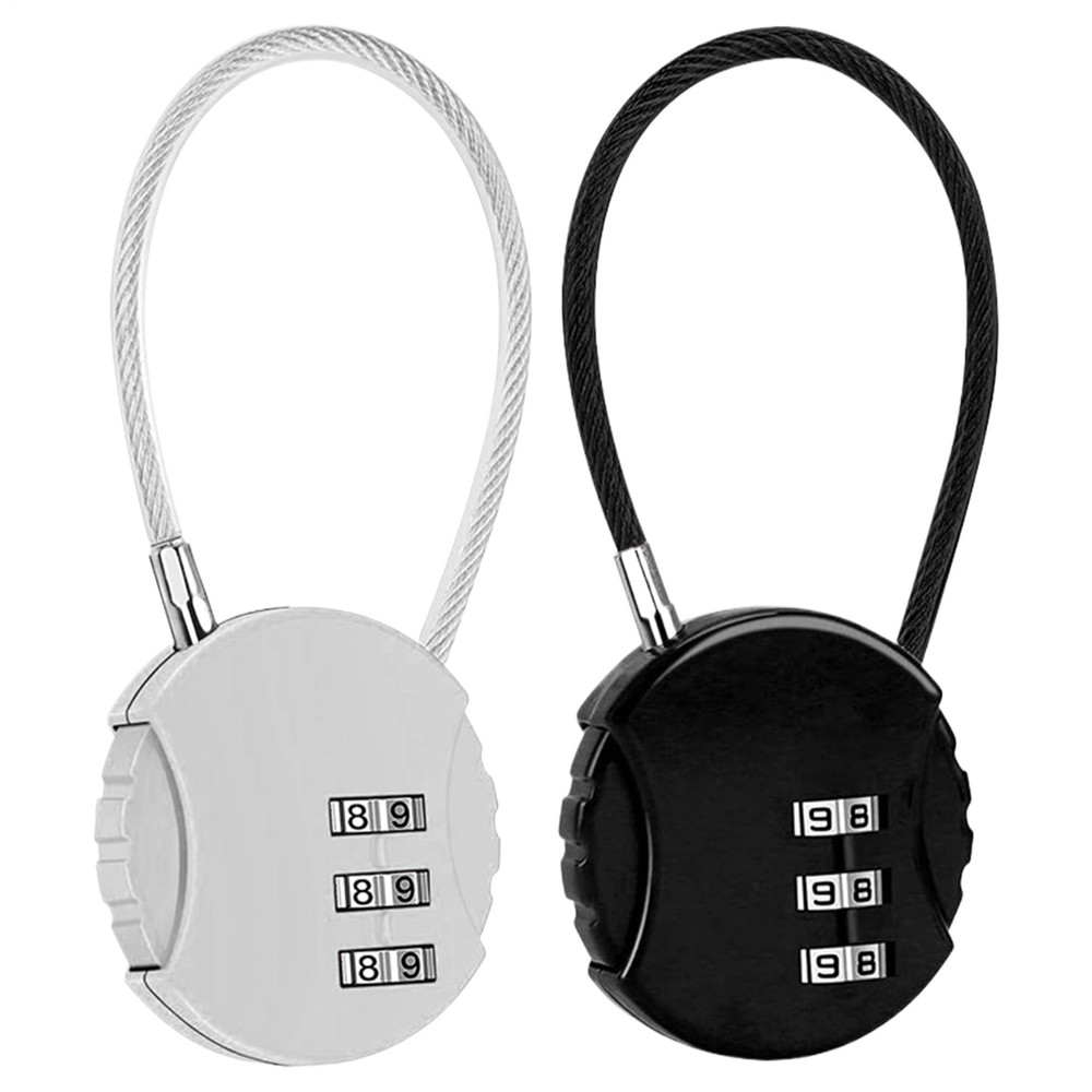 Pad Locks With Code Round Shape Locker Combo Lock Travel Backpack
