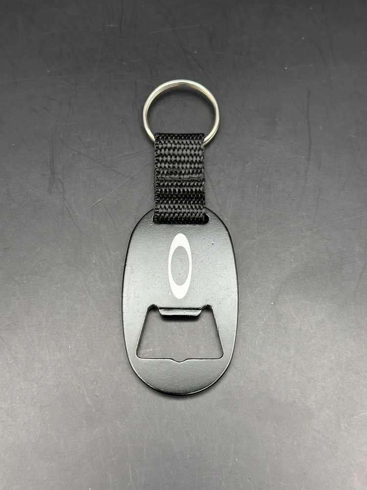Oakley Bottle Opener Keychain Black