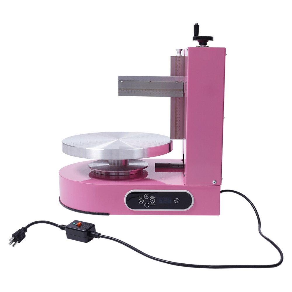 Adjustable Cake Cream Spreading Machine Cake Decorating Machine W/LCD Display