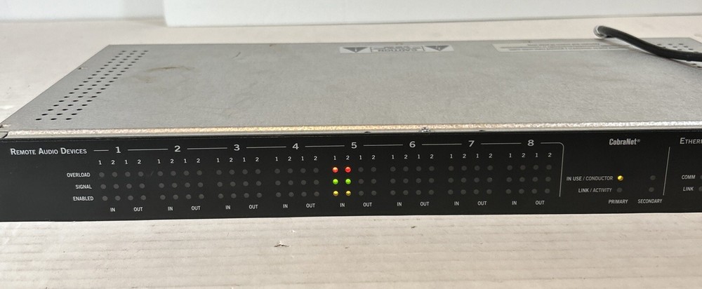 RANE Mongoose Remote Audio CobraNet Interface Digital Audio Matrix