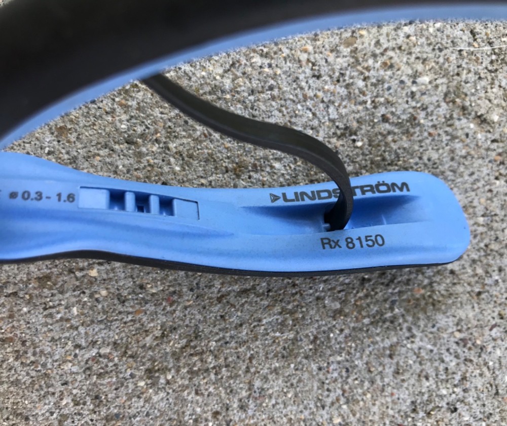 RX8150 Lindstrom diagonal side wire cutter, cuts