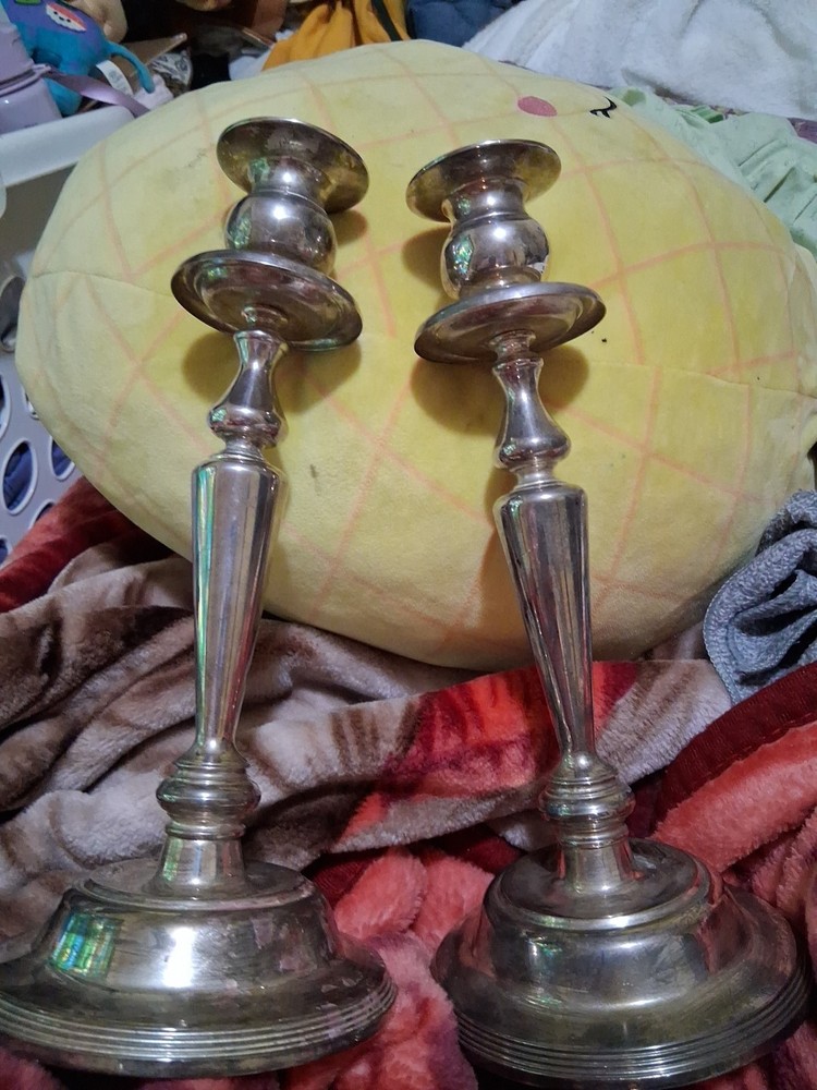 Sheridan Silver Plated Candle Sticks 2 Pack