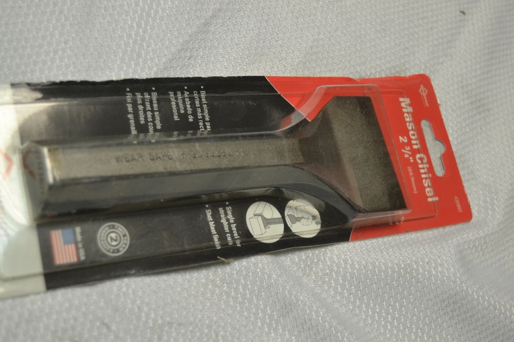 New Mayhew Select 35802 2-3/4" x 7-1/2" Mason Masonry Chisel