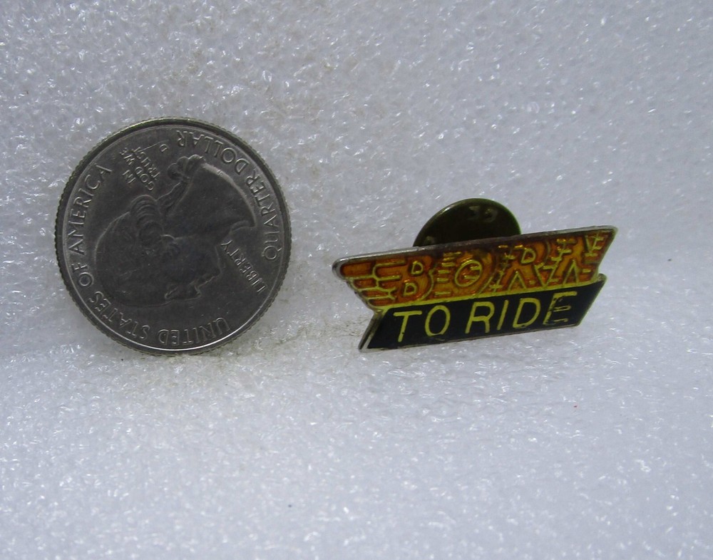 Born To Ride Pin