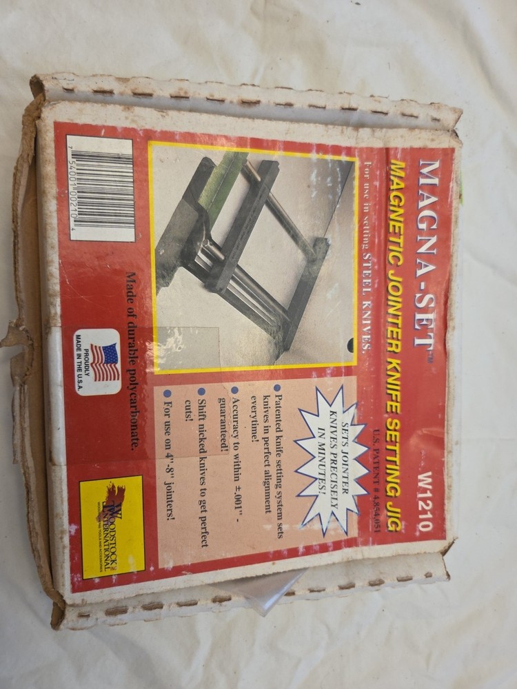 Magna-Set Magnetic Jointer Knife Setting JIG Complete Kit