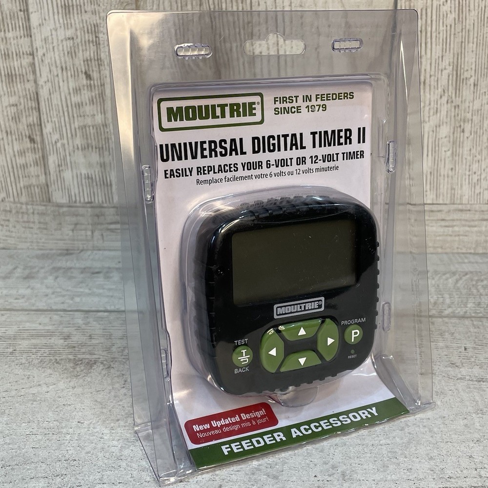 Moultrie Universal Digital Timer II Feeder Accessory 6, 12 Volt Timer MFA-13461