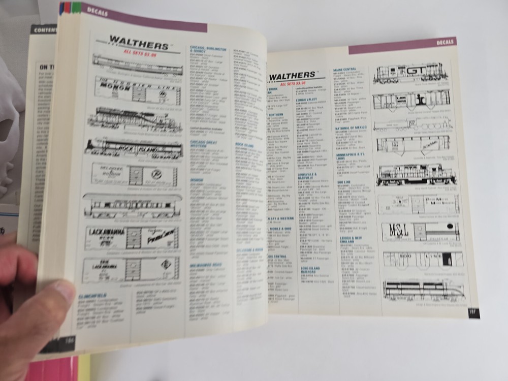 WALTHERS 1996 EDITION HO CATALOG TRAIN REFERENCE MANUAL (DG)