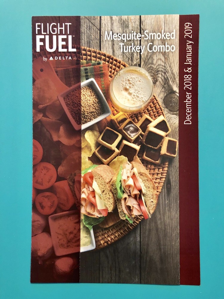 DELTA AIRLINES DOMESTIC MENU — JAN 2019