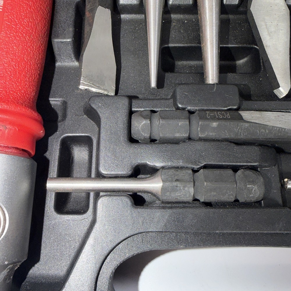 MAC Tools PCS1000K PCS1-1 13pc Interchangeable Punch & Chisel Set W/Case NICE!!