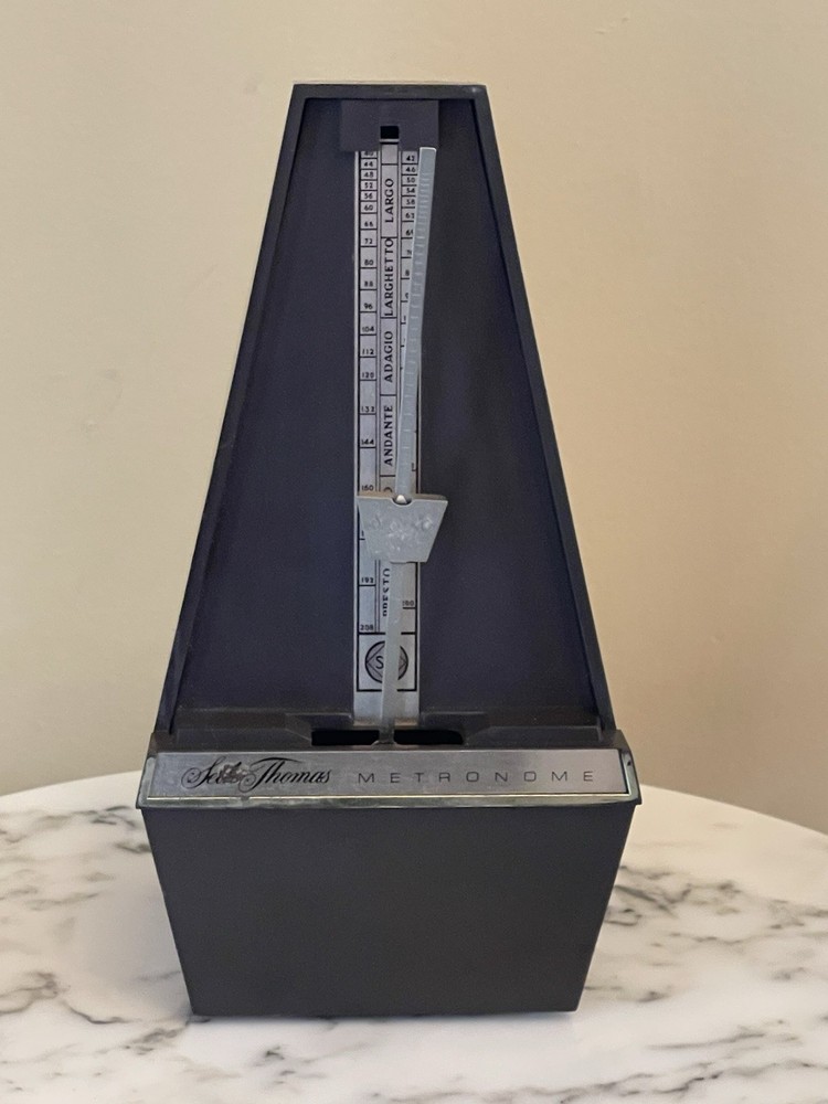 Vintage Seth Thomas Metronome E500-000 Wind Up Works