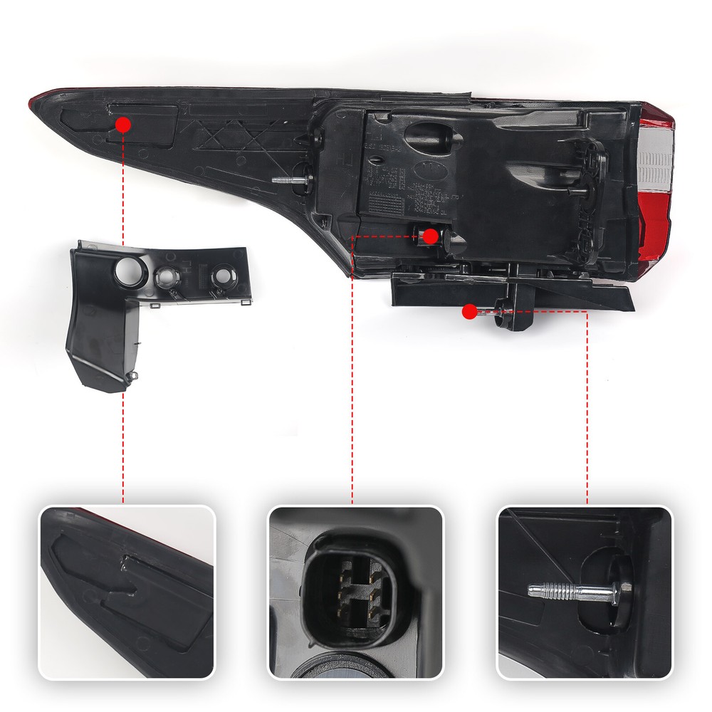 Outer LED Tail Light For 2018-2021 Chevrolet Traverse Brake Lamp Passenger Side