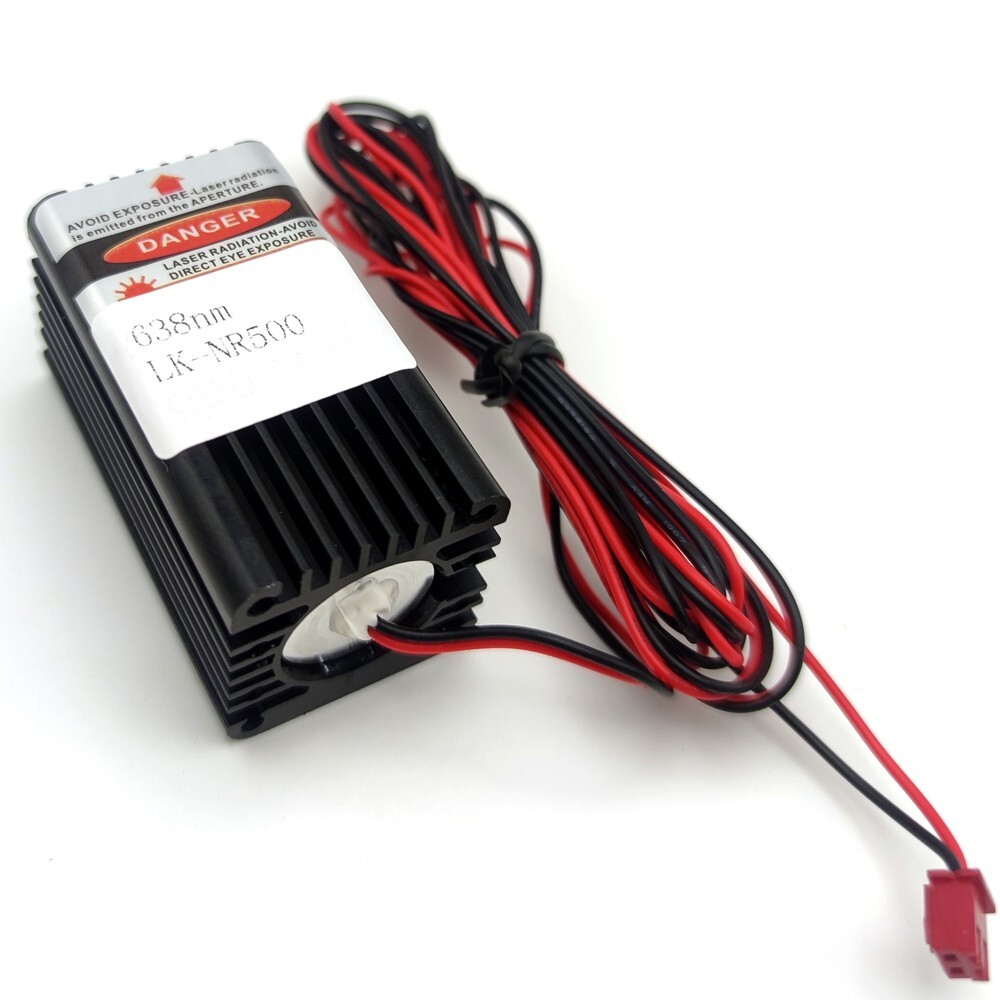 638nm 500mw Fat Beam Orange Red Laser Diode Module