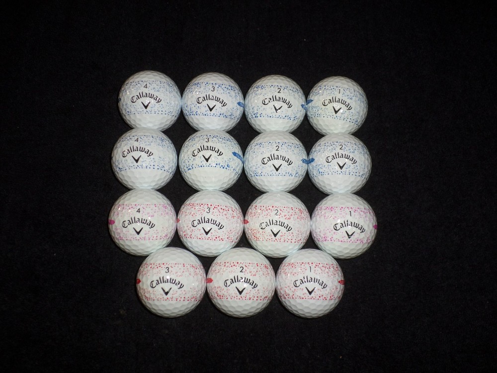 15 Callaway Supersoft Splatter Golf Balls