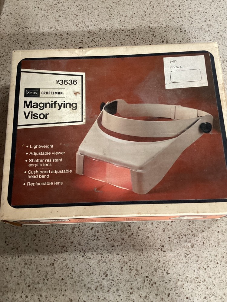 Sears Craftsman Magnifying Visor Headwear