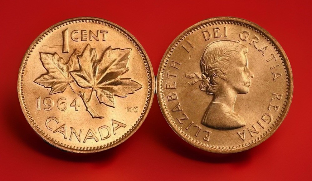 1964 Canada Small Cent Proof Royal Mint FAST SHIPPING
