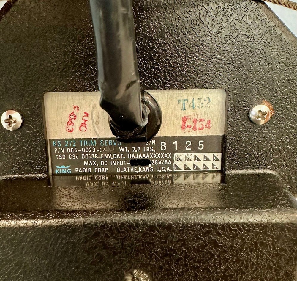 Bendix King KS272 Trim Servo pn: 065-0029-04