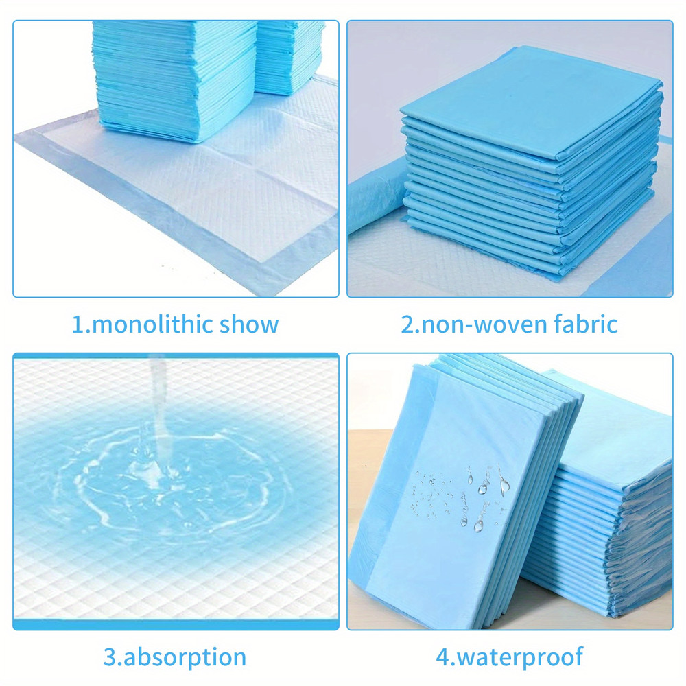 Pet training pads, absorbent and leak-proof, isolate odors