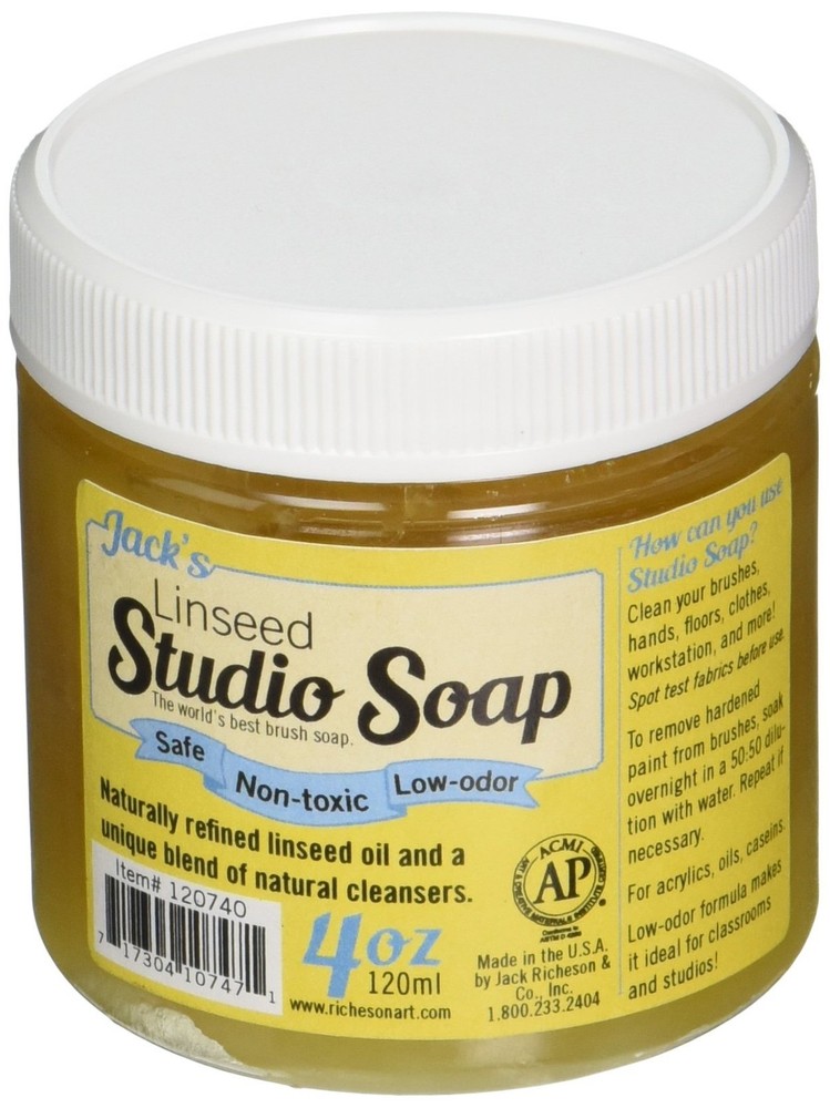 Jack Richeson 120740 120 Ml Linseed Studio Soap