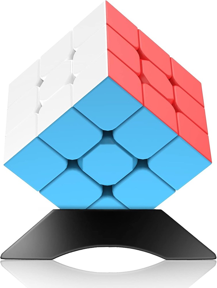Rubik’S Cube, 3X3 Magnetic Speed Cube, Problem-Solving Brain Teaser, Classic C