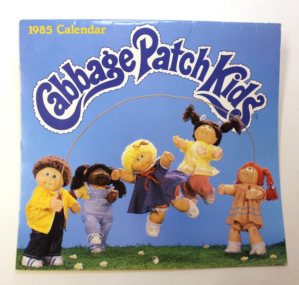 Vintage Cabbage Patch Kids 1985 and 1986 Calanders