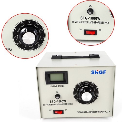 Variable Variac Auto Transformer Voltage Regulator Metered 0-300V STG-1000W