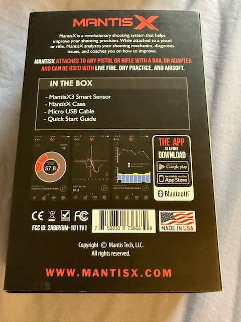 Mantis X3 Shooting Training System - Price lowered