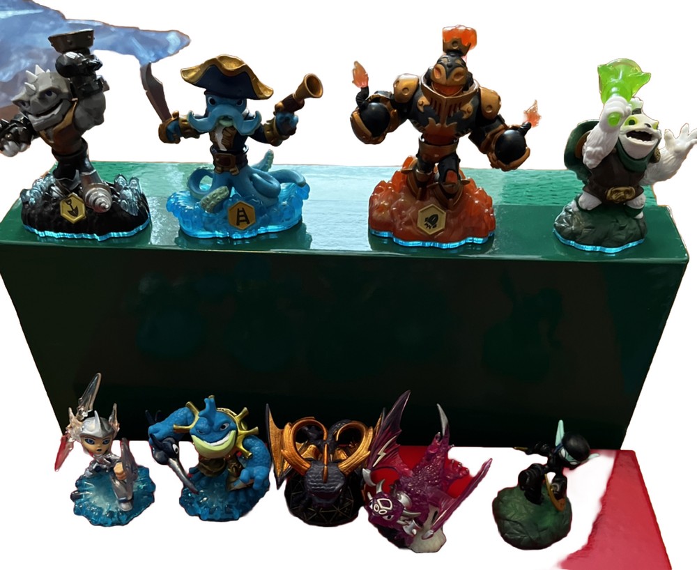 Wii Accessories "Sky Landers" Bundle 9 Characters For Wii Console- USED